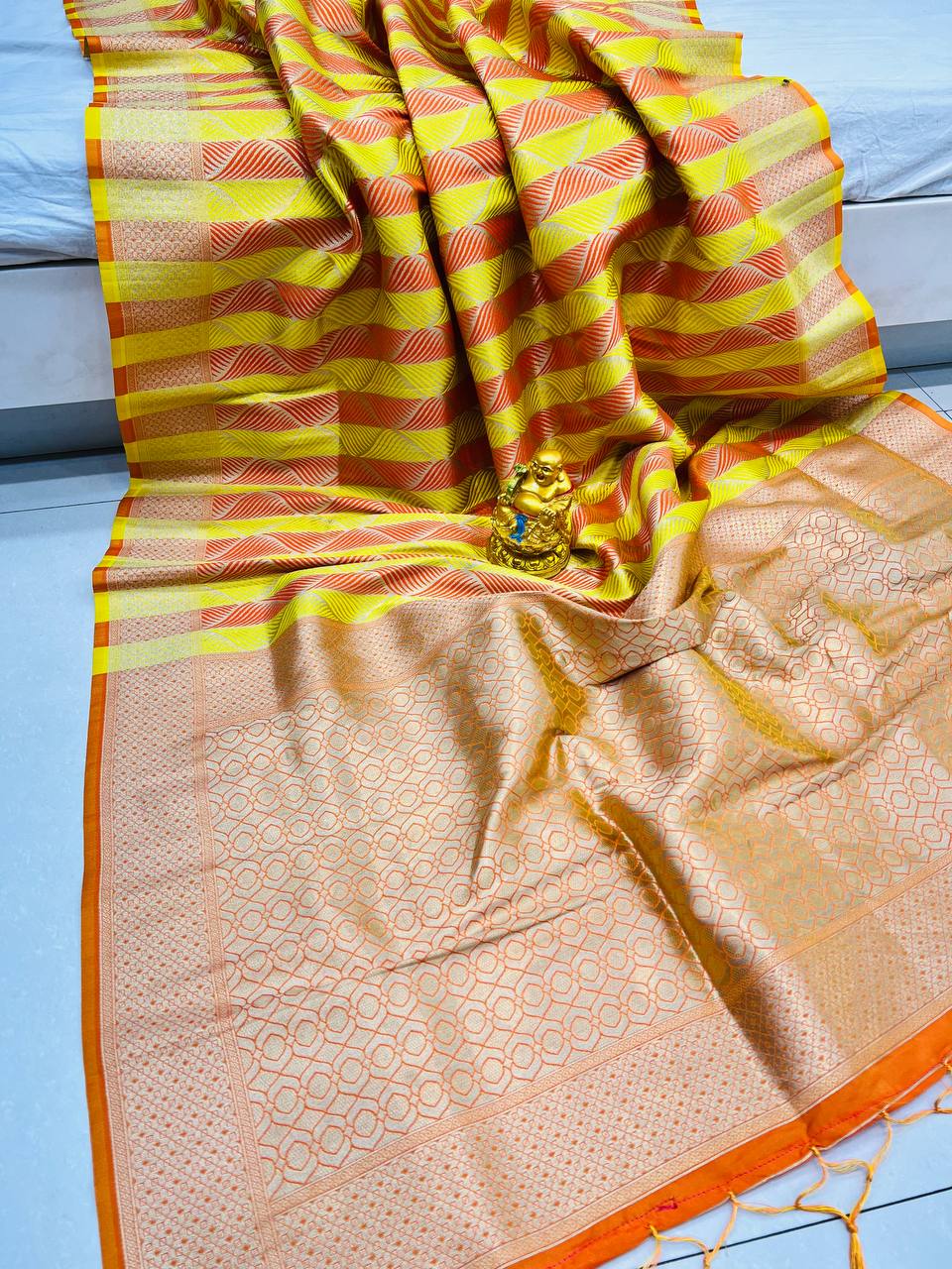 RamaBanarasi Silk Wovan Work Bollywood Designer Silk saree