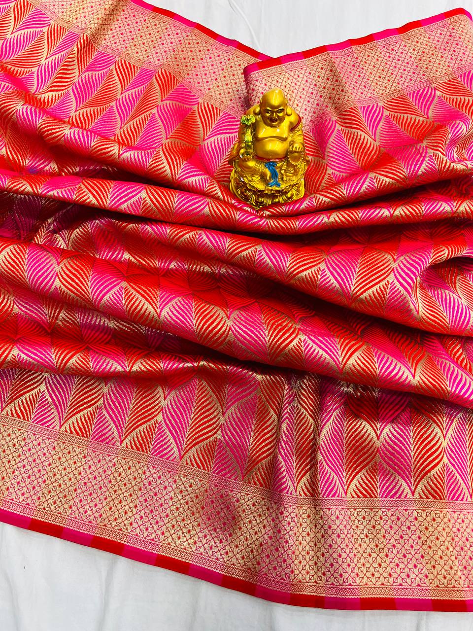 RamaBanarasi Silk Wovan Work Bollywood Designer Silk saree