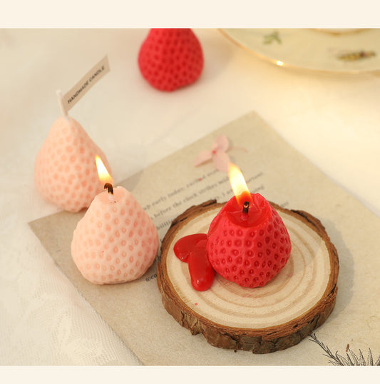 Strawberry Candles