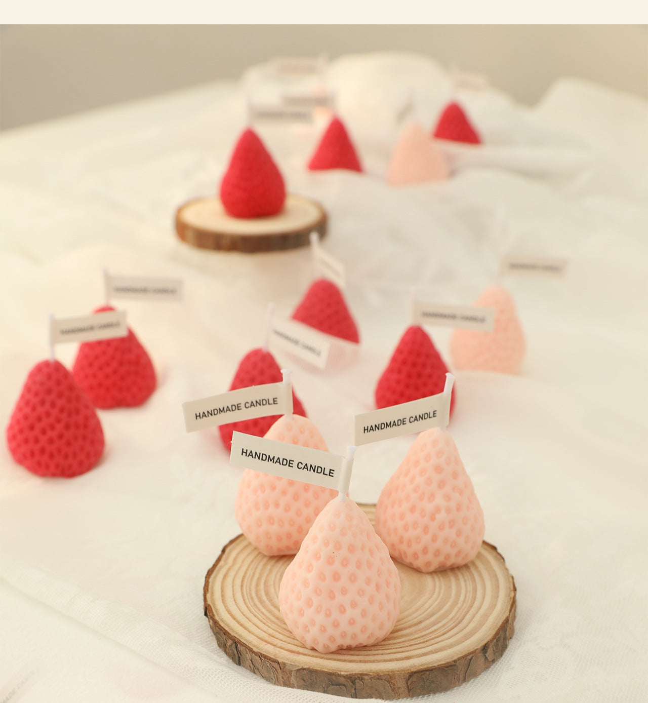 Strawberry Candles