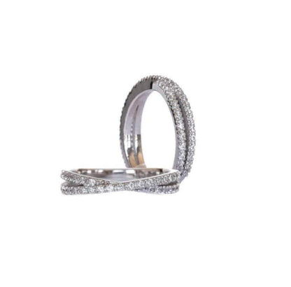 0.70 Carat Stackable Bands, perfect for gifting, 925 Sterling Silver, 14K Gold, 18k Gold